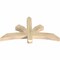 Ekena Millwork Davenport Rough Sawn Timber Gable Bracket, Douglas Fir, 48"W x 26"H x 4"D x 4"F, 13/12 Pitch GBW048X26X0404DAV00RDF - alternate 4